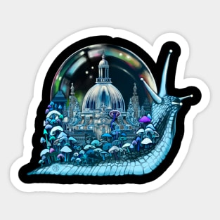 City Snail Sticker
